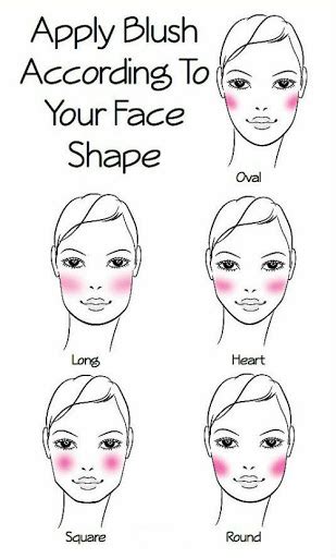 blusher how to apply it correctly for your face shape
