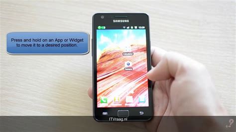 Samsung Galaxy S2 Apps And Widgets Screen Customization Youtube
