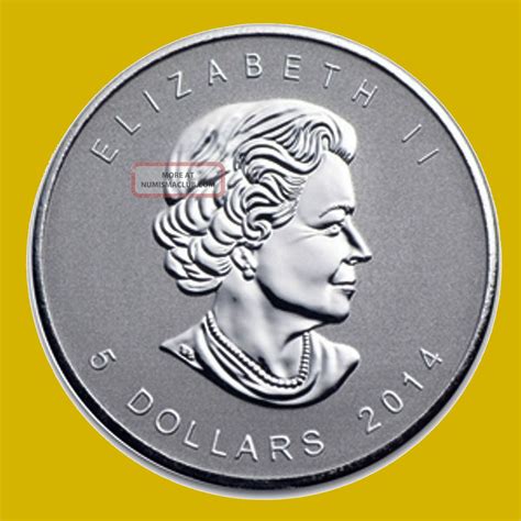 2014 Canadian Maple Leaf 1 Oz Silver Coin Brilliant Uncirculated 9999