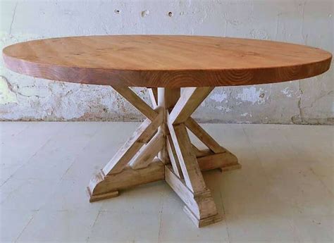 10 feet 8 inches long. Rustic Round Dining Table - Hartford Round Rustic Dining Table