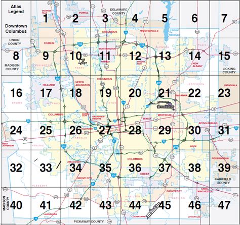 Columbus Ohio Zip Code Map Maping Resources