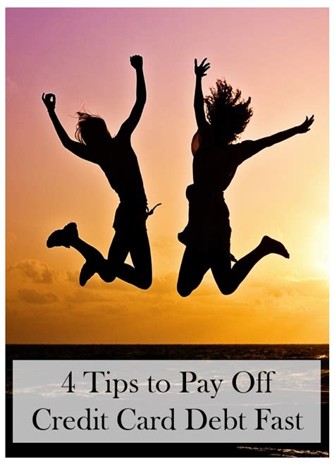 The mounting credit card debt in all reality became a problem when the first balance statement arrived and you couldn't pay it in full. 4 Tips to Pay Off Credit Card Debt Fast