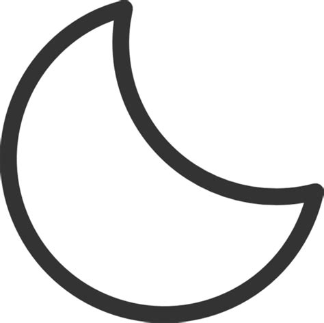 Crescent Moon Clipart Black And White Free Download On