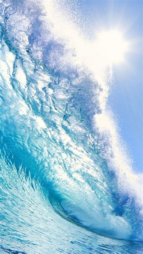Blue Wave Beach Best Htc One Wallpapers Free And Easy