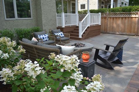 Natural Stone Fire Pit Maintenance Free Deck Bluestone Patio