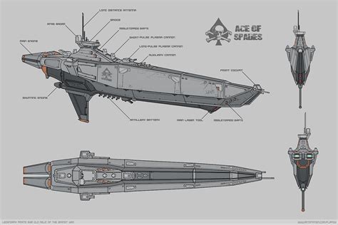 Artstation Pirate Spaceship Eugene Ermak Space Ship Concept Art Alien Concept Art Concept