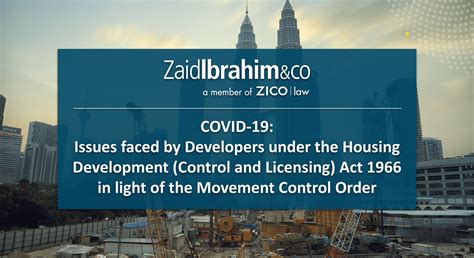 Malaysia sustainable development goals voluntary national review 2017. COVID-19: Issues faced by Developers under the Housing ...