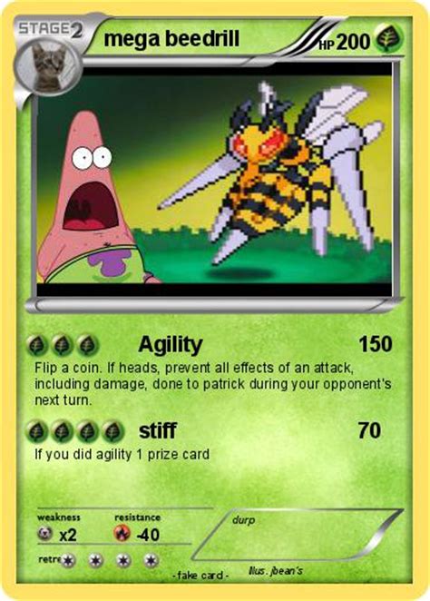 Pokémon Mega Beedrill 16 16 Agility My Pokemon Card