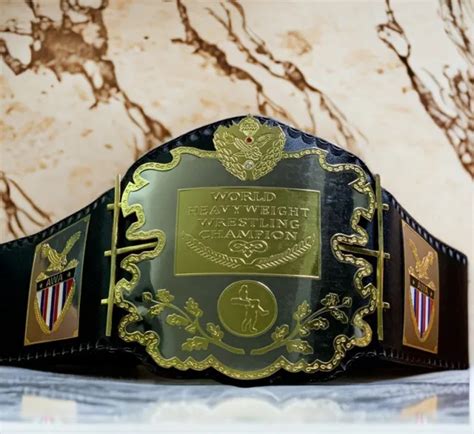 Awa World Heavyweight Wrestling Championship Replica Title Belt Adult