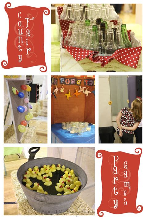Throw rustic country bridal shower big photos country dance night theatre rooftop multimedia themed party. Host a County Fair Party | County fair birthday, State ...