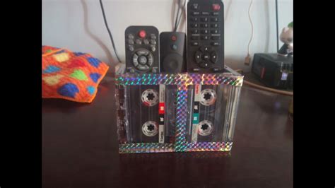 Old Cassettes In To Remote Stand Diy Youtube