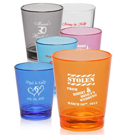 personalized 1 5 oz translucent plastic shot glasses shot02 discountmugs