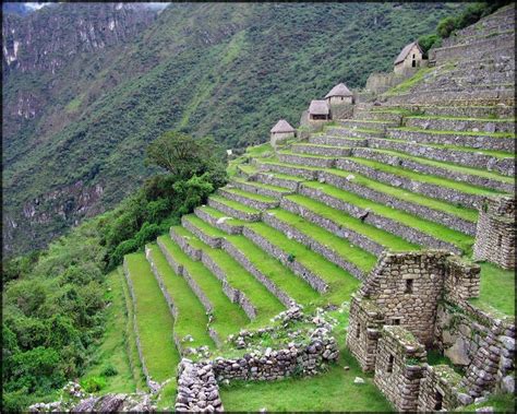 Stairs Farming Terraces Machu Picchu Peru Around The Worlds