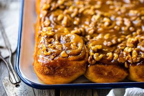 Sticky Buns Like A Cinnamon Roll But With A Gooey Brown Sugar Topping