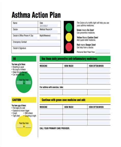 An asthma action plan should be easily accessible to anyone who may need to use it. FREE 47+ Plan Examples in PDF | Word | Pages | Examples