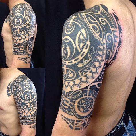 Maori tribal tattoo is one of the popular shapes. 16+ Tribal Shoulder Tattoo Designs, Ideas | Design Trends ...