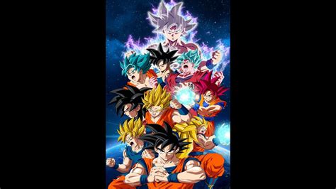 Todas As Transformações De Son Goku Youtube