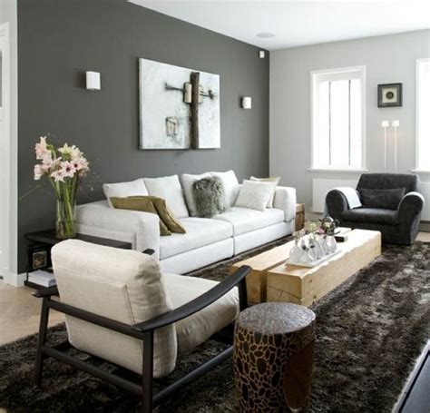 Wie sie selbst bemerken können, passt diese wandfarbe perfekt. Wohnzimmer Wandfarbe Grau streichen Ideen modern ...