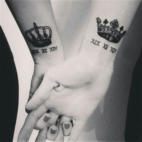 Check out our couples wrist tattoo selection for the very best in unique or custom, handmade pieces from our shops. couple tattoos on wrist | Husband & Wife Tattoo Ideas ...