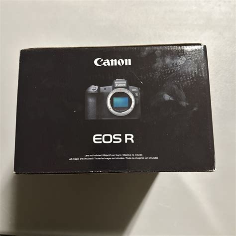 Canon Eos R Mirrorless Digital Camera 3075c002 Box Only No Items Inside