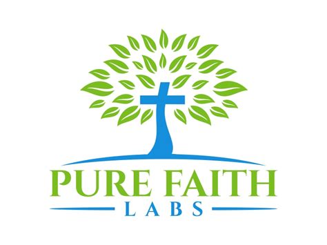 pure faith labs logo design 48hourslogo