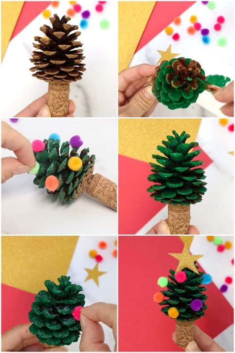 Pine Cone Christmas Tree Craft Hello Wonderful