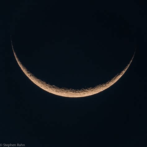 Waxing Crescent Moon Stephen Rahn Flickr