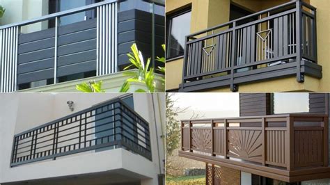 Modern Balcony Grill Design Iron Railing Ideas Steel