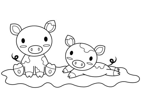 Baby Pig Cute Pig Coloring Pages Free Printable Pig Coloring Pages