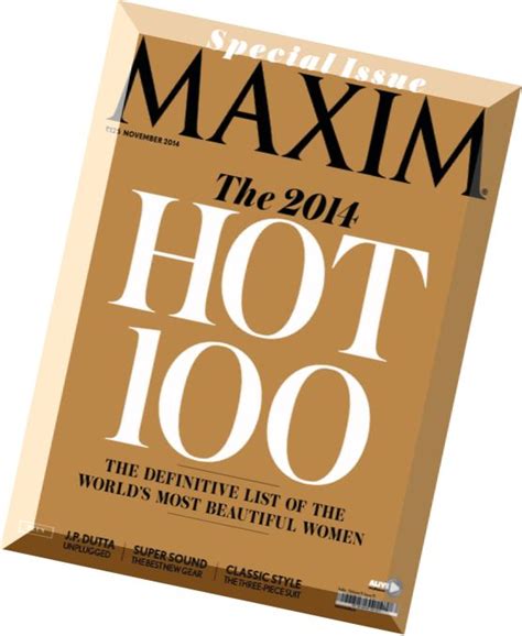 Download Maxim India November 2014 Pdf Magazine