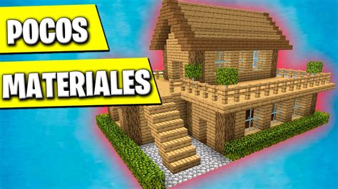 Como hacer una casa en Minecraft fácil y rápido para survival YouTube