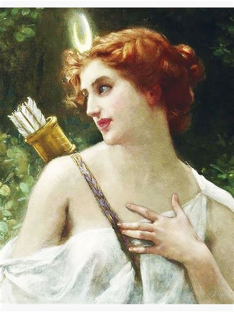 Goddess Artemis Diana Art Board Print By GPam Redbubble Renaissance Kunst Renaissance