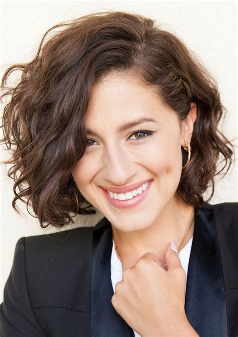 Cute Messy Short Wavy Curly Hairstyle For Curly Hair Is Always