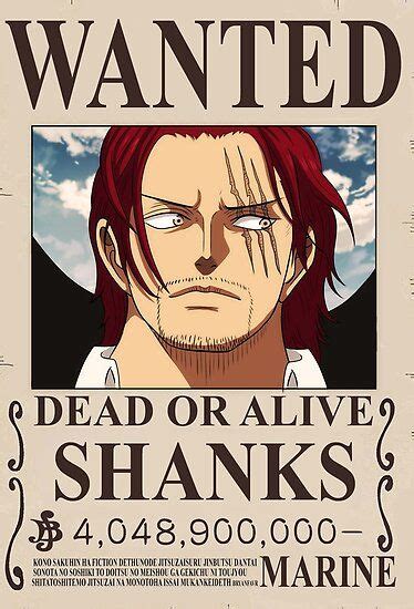 One piece logo png one piece png game piece png one ok rock logo png knight chess piece png one ring png. 'Shanks bounty' Poster by Raed-D-Artist | One piece ...