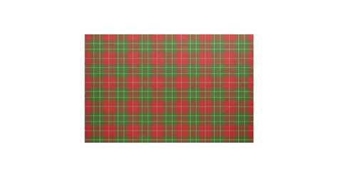 Burnett Scottish Clan Tartan Fabric Zazzle