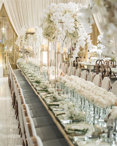 White Luxury Wedding Decor With Wonderful And Beautiful Decoration Ideas