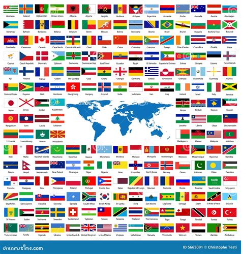 Official Flags Of The World Stock Image Image 5663091
