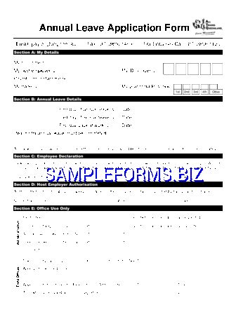 Remember not to skip any of the elements provided. Application for Leave templates & samples forms