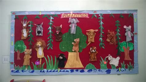 Wild Animals Theme Decoration Animal Theme Board Decoration Animals