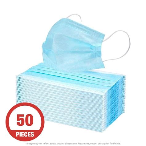 3 Ply Disposable Face Mask 50 Pack Kl Jack