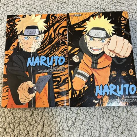 Naruto 3 In 1 Manga Omnibus Vol 13 And 14 Masashi Kishimoto 2 Books Vol
