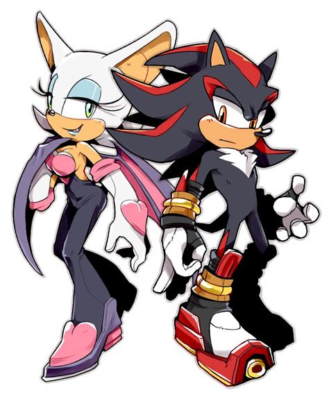 Cylent Nite On Twitter Sonic Fan Characters Shadow And Rouge Shadow