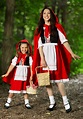 Disfraz de caperucita roja de lujo para niños