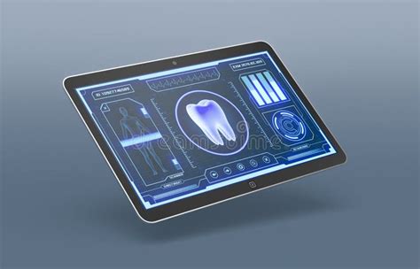 Futuristic Medical App Stock Illustration Illustration Of Layout