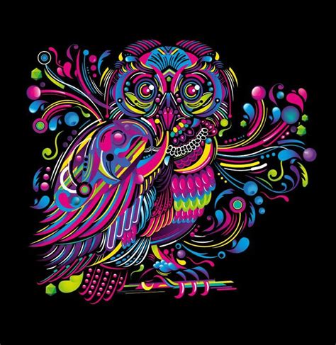 Trippy Owl Owl Art Owl Pictures Owls Drawing