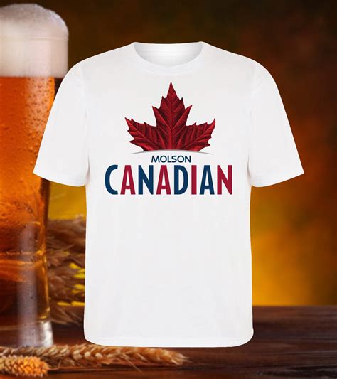 Molson Canadian Beer T Shirt By Beer Planet Canada Ale Coors Etsy