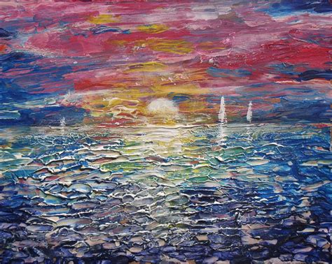 Sunrise Painting By Eric Sosnowski Pixels