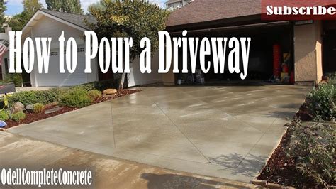 Do it yourself rubber driveway. How to Pour a Concrete Driveway With Diamond Saw Cut Pattern - DIY - YouTube