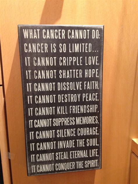 Quotes For Person With Cancer Quotesgram