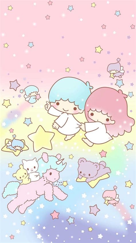 Pin By Bunny On Little Twin Stars Hello Kitty Iphone Wallpaper